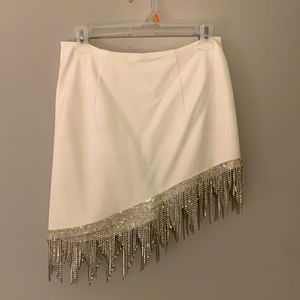 Meshki Priscilla Diamanté Fringe Skirt